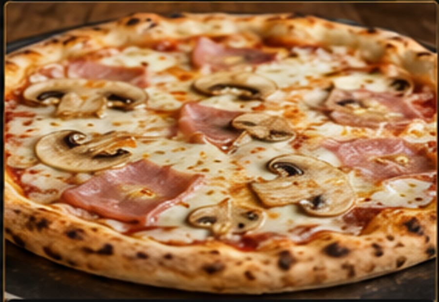 Pizza jambon champignons